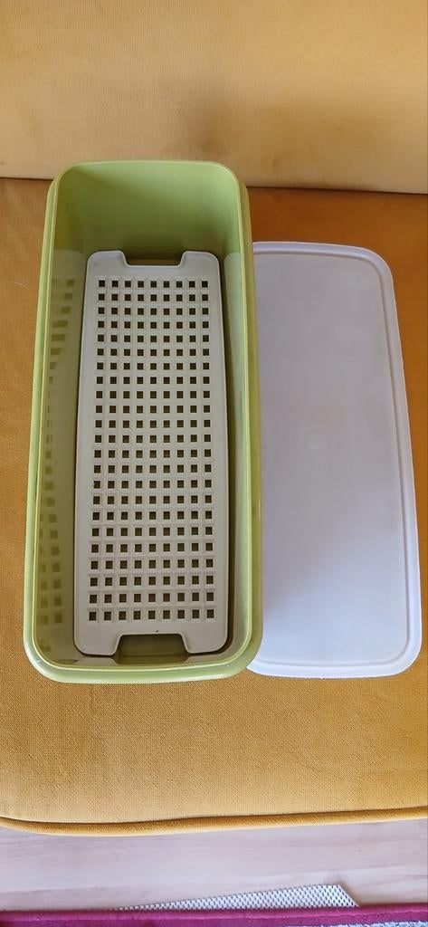 Tupperware Groentebak - Ideaal voor verse groenten, Huis en Inrichting, Keuken | Tupperware, Ophalen of Verzenden, Gebruikt, Groen
