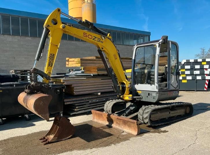 2011 Wacker Neuson 50Z3 RB Midigraafmachine, Zakelijke goederen, Machines en Bouw | Kranen en Graafmachines, Graafmachine, Ophalen