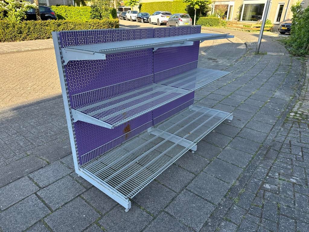 Tego winkelstelling - stelling magazijn, Ophalen, Gebruikt