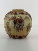 Oosters bolpotje – Satsuma stijl met krijgers, Antiek en Kunst, Antiek | Porselein, Ophalen of Verzenden
