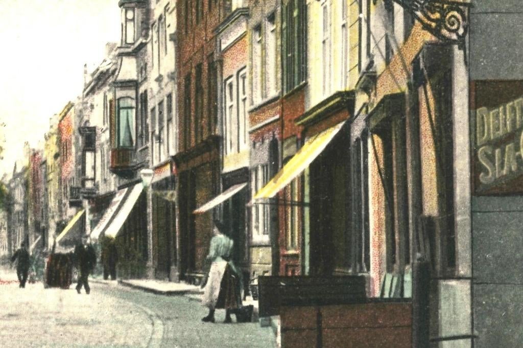 992621 Vlissingen ZL 1908 Nieuwendijk Gelopen met postzegel, Ophalen of Verzenden, Voor 1920, Gelopen, Zeeland