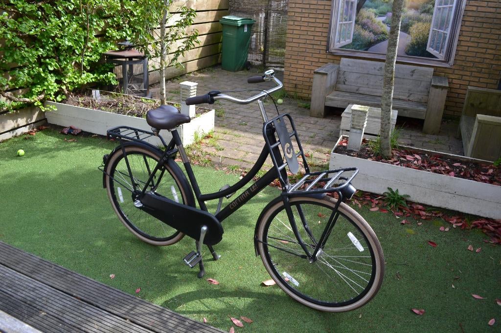 Nette Cortina U4 RN3 Transportfiets Dames Mat Zwart, Fietsen en Brommers, Versnellingen, 56 cm of meer, Zo goed als nieuw, Ophalen