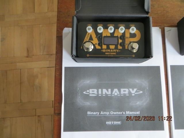 Hotone binary Amp, Cab en Boss dynamic auto wah, koopje!, Muziek en Instrumenten, Versterkers | Bas en Gitaar, Zo goed als nieuw