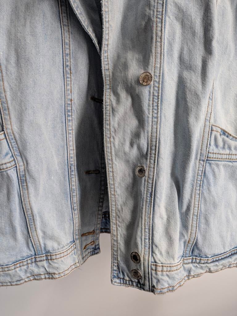 Loavies denim gilet spijkerjas lichtblauw maat S oversized, Loavies, Blauw, Ophalen of Verzenden, Loavies