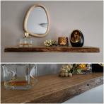 Eiken wandplank - schap - muurplank - zwevend - 57cm #164B, Houtatelier M.Y., Info@myhoutatelier.nl, Nieuw, Ophalen of Verzenden