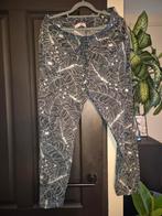 Studio Anneloes travel broek M grijs wit print, Maat 38/40 (M), Studio Anneloes, Ophalen of Verzenden, Grijs