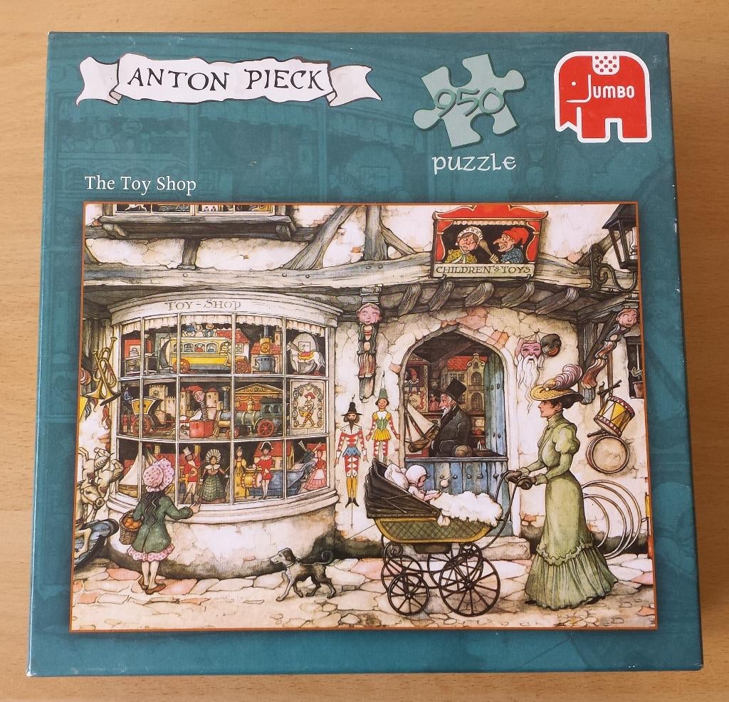 Puzzel De Speelgoedwinkel - Anton Pieck -950 stukjes -Jumbo, Hobby en Vrije tijd, Denksport en Puzzels, Ophalen of Verzenden, 500 t/m 1500 stukjes