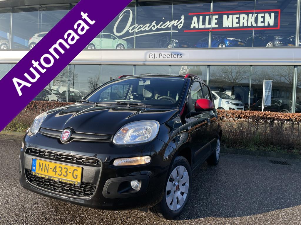 Fiat Panda 0.9 TwinAir Lounge Automaat Airco - Parkeersensor, Stof, Euro 6, Panda, Zwart