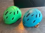 Skihelm maat S (54-56) - Blauw of Groen, Gebruikt, Overige typen, Skiën, Minder dan 100 cm