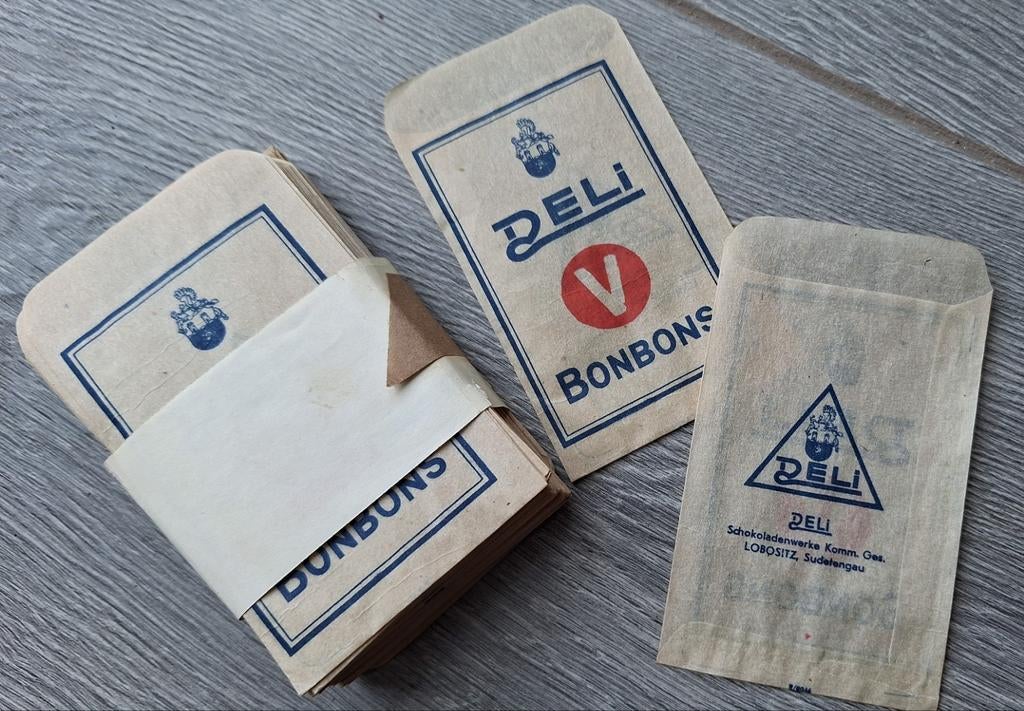 WO2 Duits Rantsoen Verpakkingen Deli BonBon, Ophalen of Verzenden, Landmacht, Duitsland, Overige typen