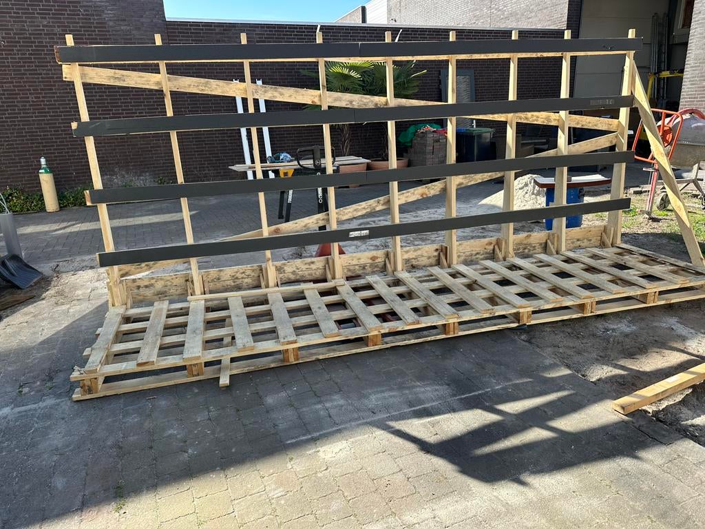 Pallet hout, Ophalen of Verzenden, Zo goed als nieuw, 50 mm of meer, Pallet