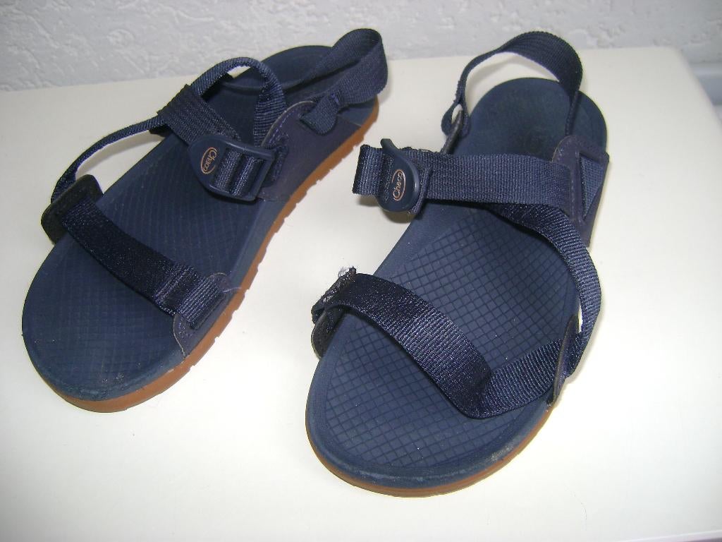dames sandalen maat 36 met dikke zool, Blauw, Zo goed als nieuw, Sandalen of Muiltjes, Ophalen of Verzenden