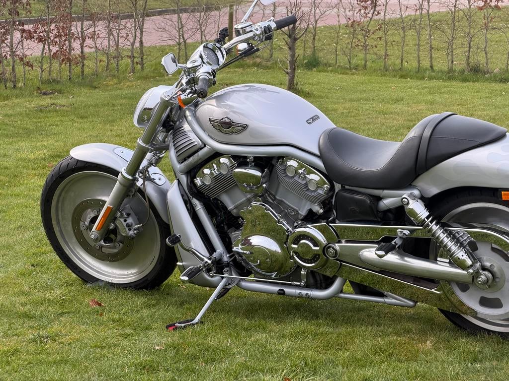 HarleyDavidson VRod2003 - Ghost Flames - lage KM, Motoren, 2 cilinders, Sportuitlaat, Gebruikt, 1130 cc