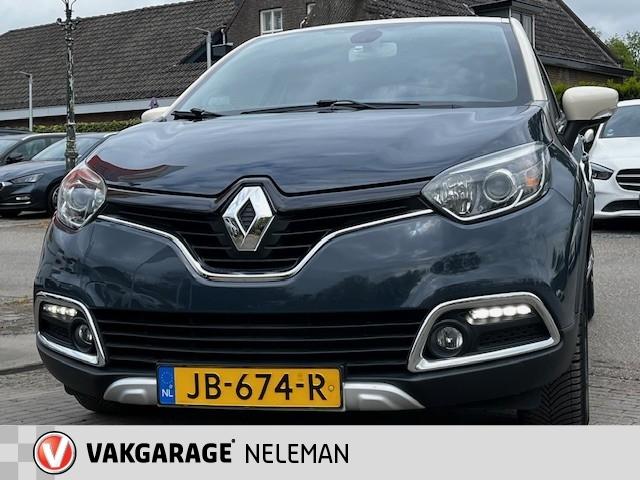 RENAULT Captur TCe 120pk EDC Xmod leer automaat navigatie ca, Auto's, Automaat, 12 maanden, 4 cilinders, Blauw