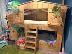 Uniek Houten Stapelbed - Boomhut Stijl + kast, Ophalen, Gebruikt, Stapelbed