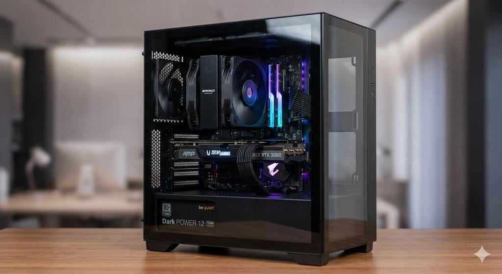 Krachtige Game PC / Workstation - Ryzen 9 3900X | RTX 3060 |, Ophalen, Zelf gebouwde pc, Zo goed als nieuw, AMD Ryzen 9