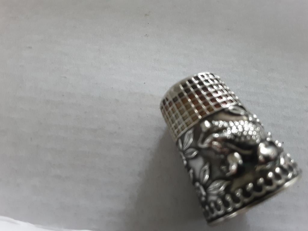 Zilveren Vingerhoed je 925 gemerkt, Ophalen of Verzenden, Zo goed als nieuw, Zilver, Navelpiercing