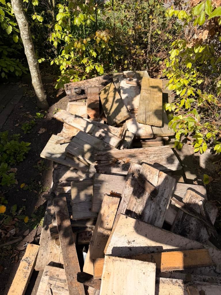 Sloophout (steiger). Gratis af te halen, Tuin en Terras, Minder dan 3 m³, Ophalen