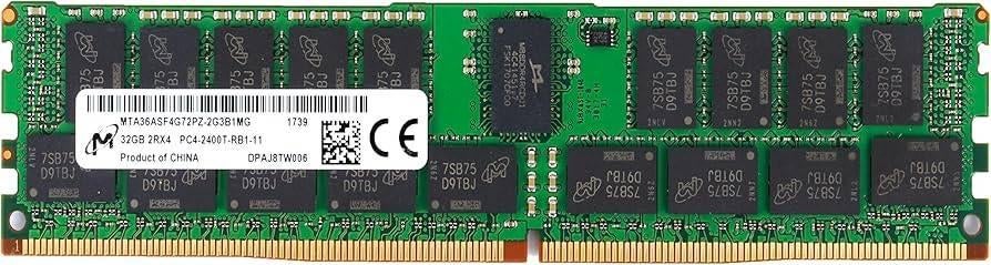 12x Micron 32GB DDR4 ECC 2400Mhz, Computers en Software, RAM geheugen, Gebruikt, 32 GB, Server, DDR4