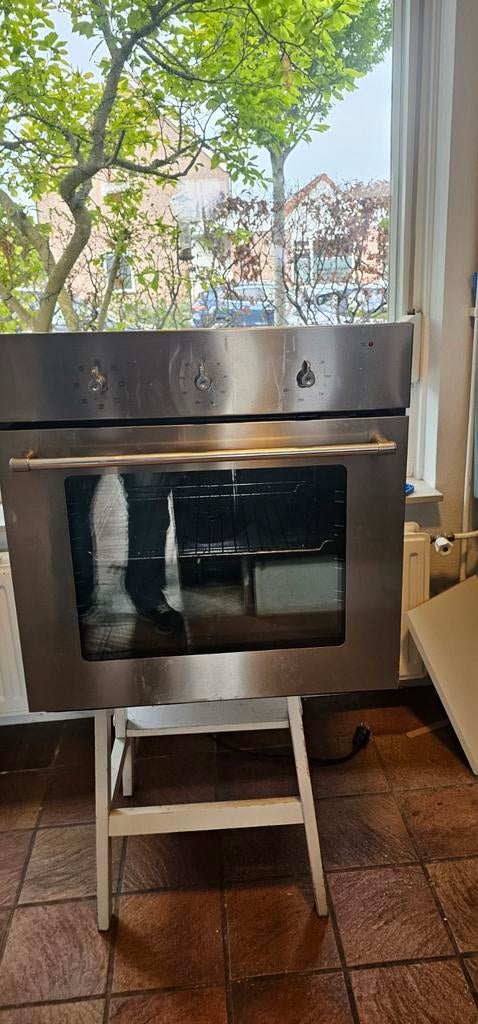 IKEA Hetelucht Oven Inbouw RVS, Witgoed en Apparatuur, Ovens, Gebruikt, Oven, Hete lucht, 60 cm of meer