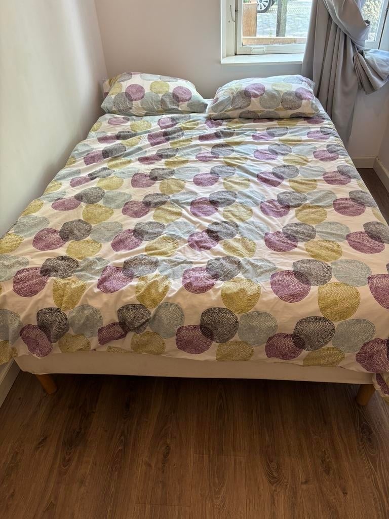 IKEA bed ESPEVÄR met MORGEDAL matras (140x200 cm), Ophalen, Gebruikt, Tweepersoons, 140 cm