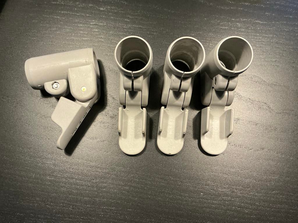 Voortent buisklemmen set: 4x 28mm, 1x 25mm, 2x 22mm, Ophalen, Gebruikt