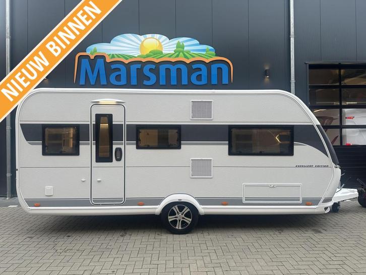 Hobby Excellent Edition 495 UL Nieuw | Actie model 2025, Caravans en Kamperen, Caravans, tot en met 4, Rondzit, Hobby, 2 aparte bedden