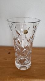 Ravenna zware loodkristallen vaas met bladmotief, Ophalen, Overige materialen, Overige kleuren, Zo goed als nieuw