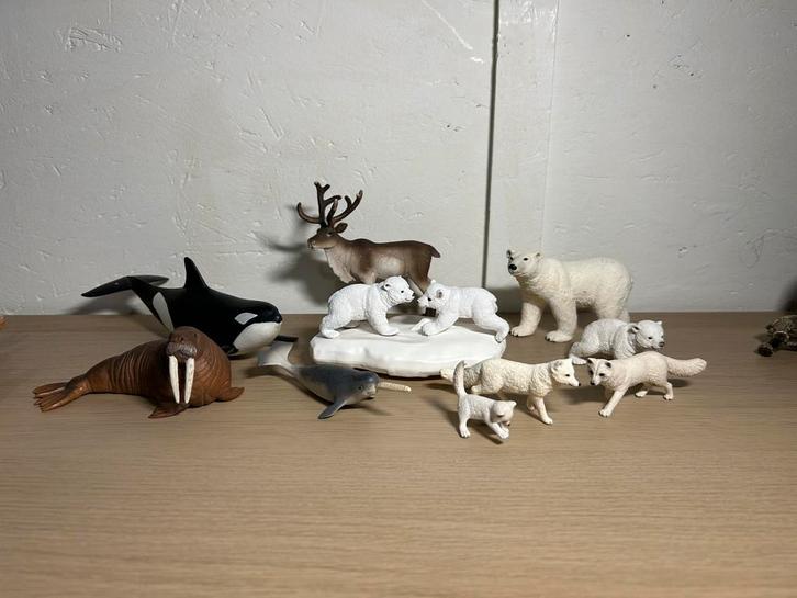 Schleich pool dieren, Verzamelen, Dierenverzamelingen, Zo goed als nieuw, Beeldje of Figuurtje, Wild dier, Ophalen of Verzenden