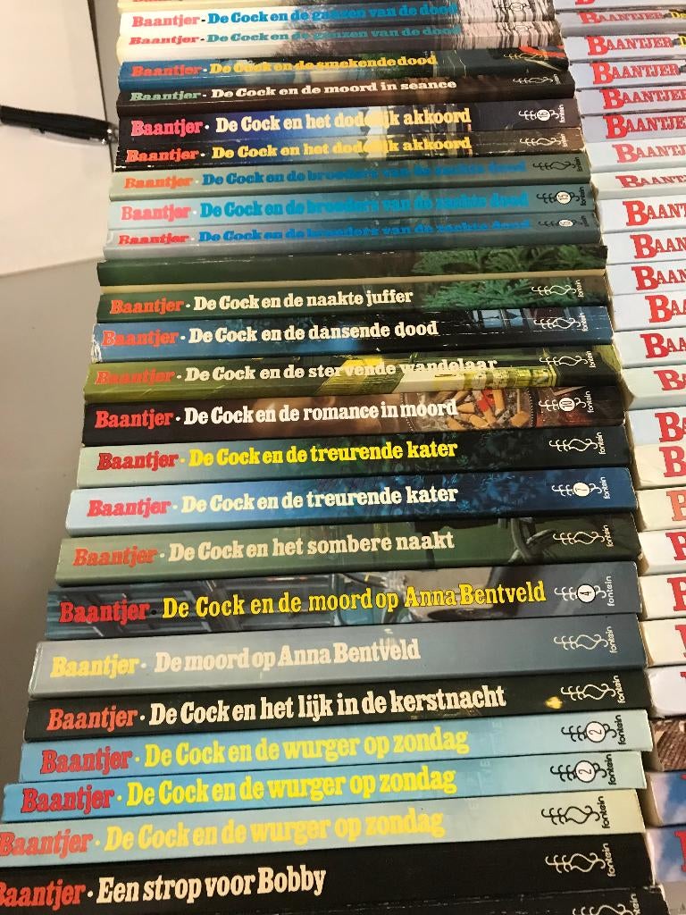 T.K. Heel veel boeken van Baantjer De Cock zie actuele lijst, Ophalen of Verzenden, Gelezen, A.C. Baantjer