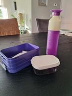 Mepal lunchbox en dopper drinkfles paars, Ophalen of Verzenden, Gebruikt, Paars, Bus of Trommel