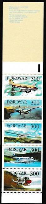 FAROER 1985 Vliegtuigen Postzegelboekje, Michel: MH-3, Postf, Verzenden, Postfris, Vliegtuigen