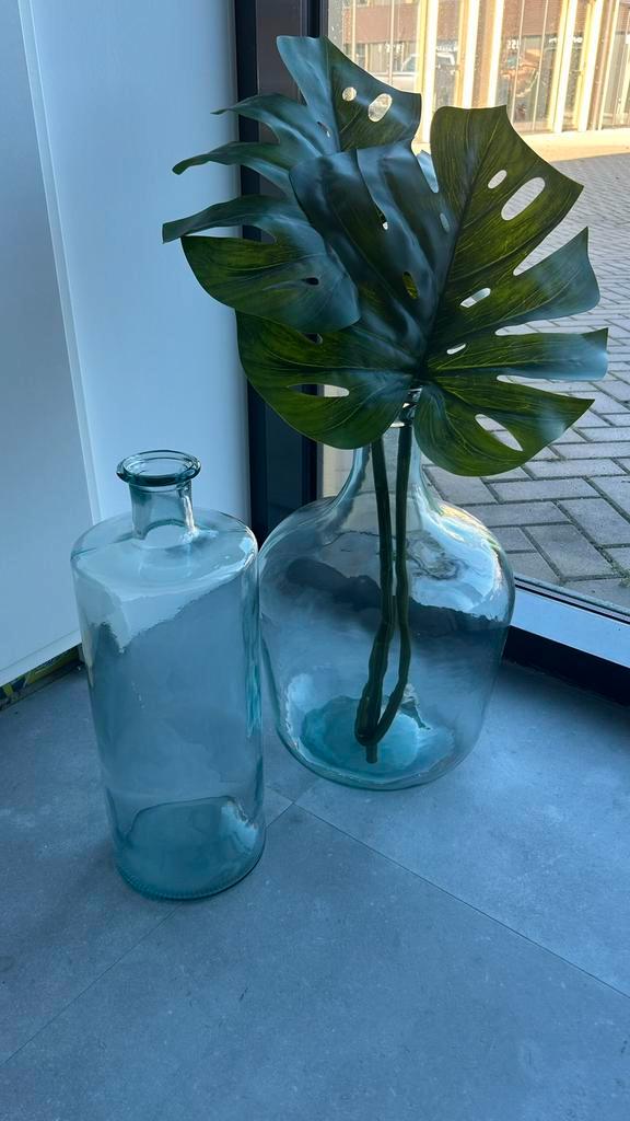 Licht blauwe vazen set IKEA, Huis en Inrichting, Woonaccessoires | Vazen, Zo goed als nieuw, Blauw, Minder dan 50 cm, Ophalen of Verzenden