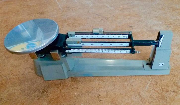 OHAUS BALANS WEEGSCHAAL MECHANISCH, Witgoed en Apparatuur, Weegschalen, Gebruikt, Analoog, Overige typen, Fijner dan 1 gram, Minder dan 10 kg