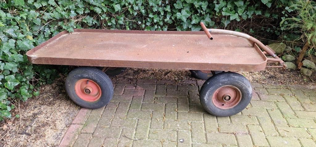 Harde melkbussenkar transportkar, Doe-het-zelf en Verbouw, Transportwagens, 100 liter of meer, Ophalen, Transportkar