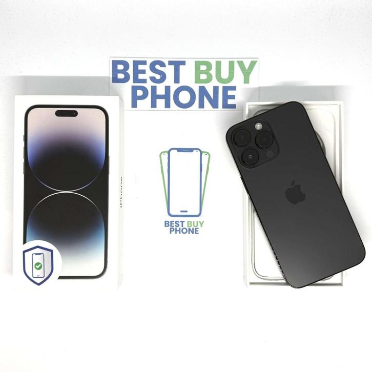 iPhone 14 Pro Max 256GB zwart /krasvrij /88% batt /garantie, Telecommunicatie, Mobiele telefoons | Apple iPhone, Zo goed als nieuw