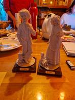 Twee A. Belcari beelden, jongen en meisje, Verzamelen, Beelden en Beeldjes, Ophalen, Zo goed als nieuw, Mens