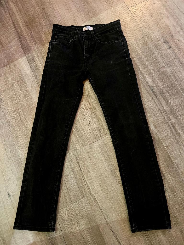 Denizen from Levi’s jeans zwarte skinny 16 regular broek xxs, Kleding | Dames, Spijkerbroeken en Jeans, Zwart, Ophalen of Verzenden