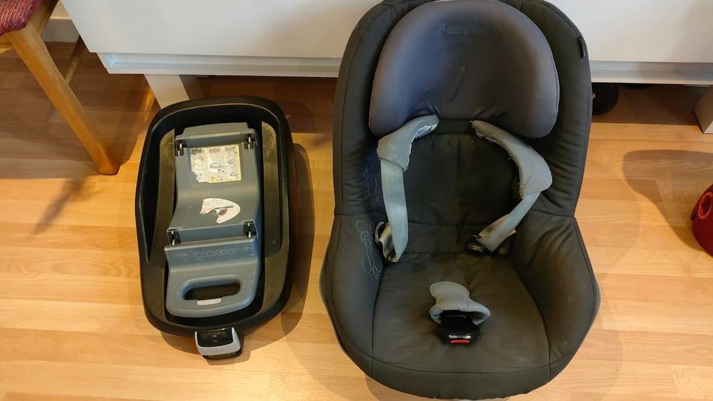 Maxi cosi autostoel incl familyfixbase, Ophalen, Verstelbare rugleuning, Gebruikt, 9 t/m 18 kg