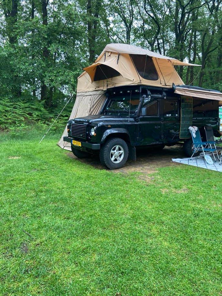 Dare to be different daktent 240L met ondertent en luifel, Ophalen, Zo goed als nieuw, Tot en met 4