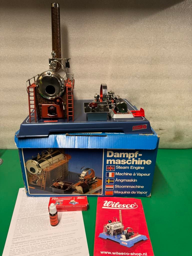 Stoommachine Wilesco D24, Ophalen of Verzenden, Zo goed als nieuw, Groter dan 1:32