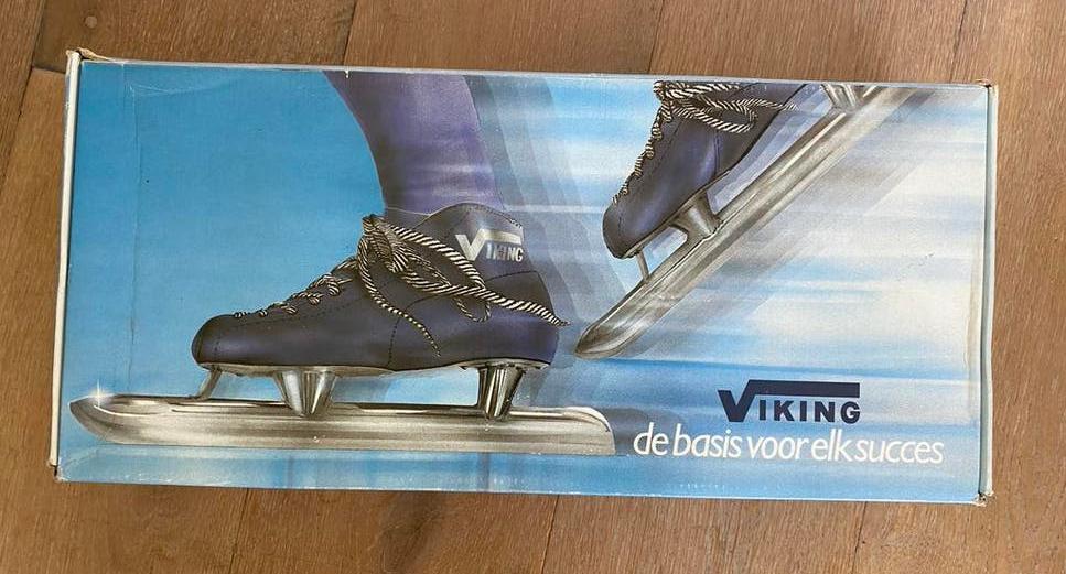 Viking noren Original, schaatsen, mt 39, leer, bijna nieuw, Sport en Fitness, Schaatsen, Viking, Ophalen of Verzenden, Zo goed als nieuw