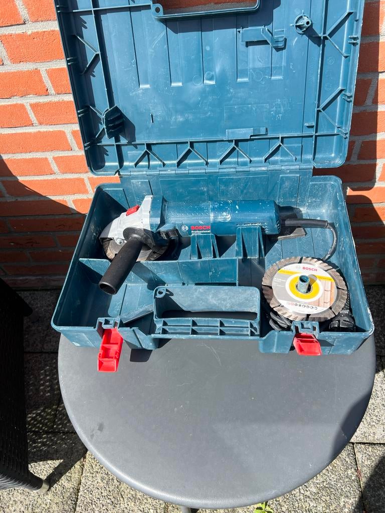 Bosch GWS880 haakse slijper 880W 125mm, Doe-het-zelf en Verbouw, Ophalen of Verzenden, Zo goed als nieuw, 700 tot 1000 watt, Haakse handslijpmachine