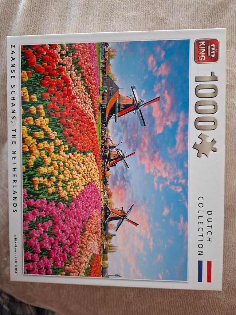 Legpuzzel Zaanse Schans 1000 stukjes - Zo goed als nieuw, Ophalen of Verzenden
