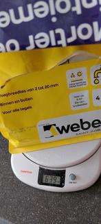 Restant weber voegmiddel grijs 600 gram, 60 cm of meer, Ophalen of Verzenden, Minder dan 5 m², Vloertegels