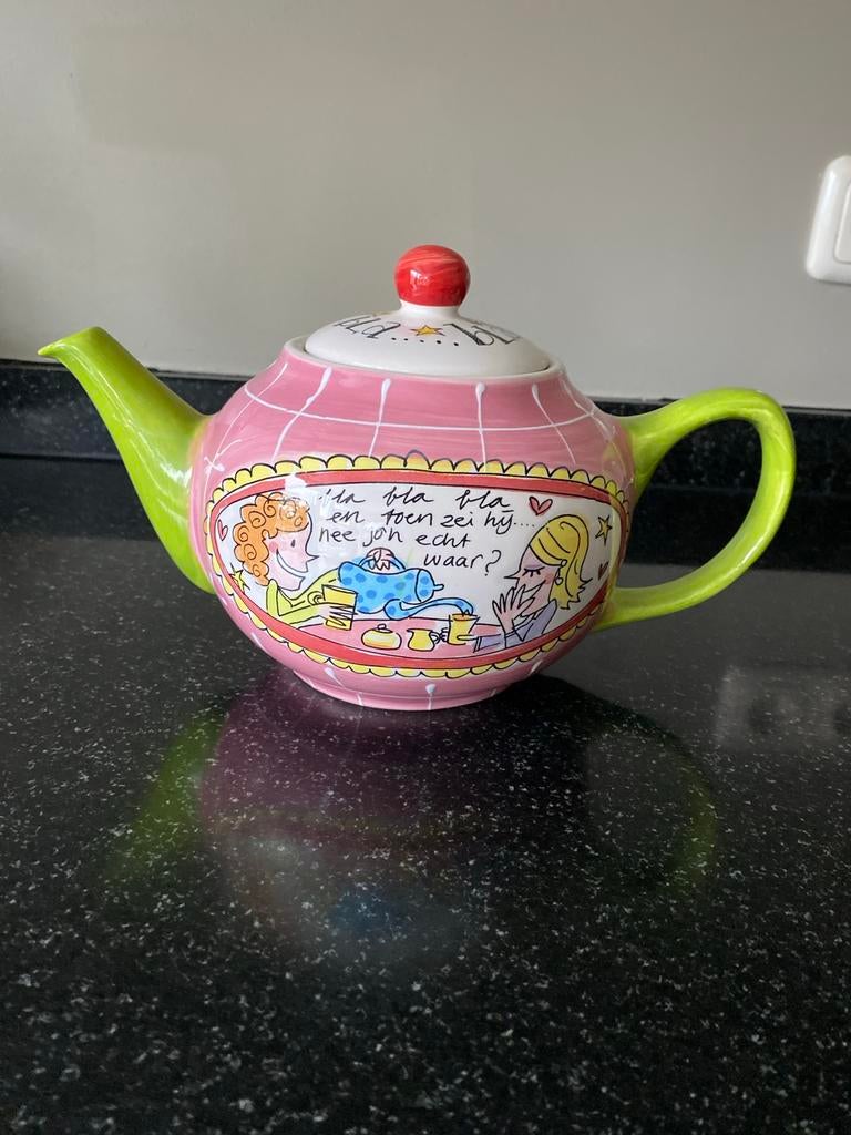 Blond Amsterdam theepot - Zo goed als nieuw, Ophalen of Verzenden, Zo goed als nieuw