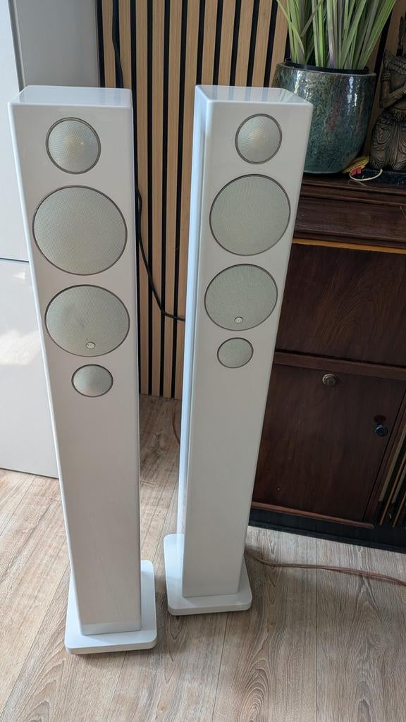 Monitor Audio Radius 270HD speakers (set), Gebruikt, 120 watt of meer, Front, Rear of Stereo speakers, Ophalen