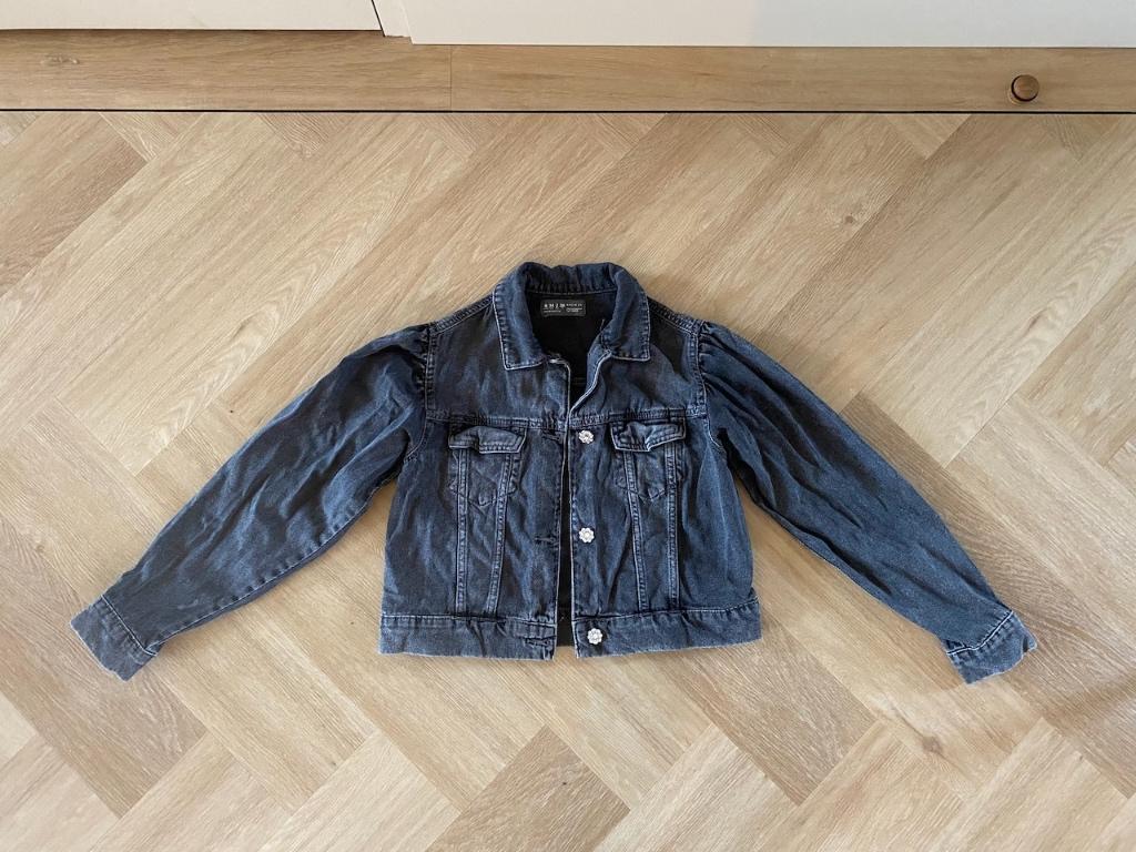 *NIEUW!* Spijkerjasje, grijs / zwart, denim jas, Primark, XS, Primark, Zwart, Nieuw, Ophalen of Verzenden