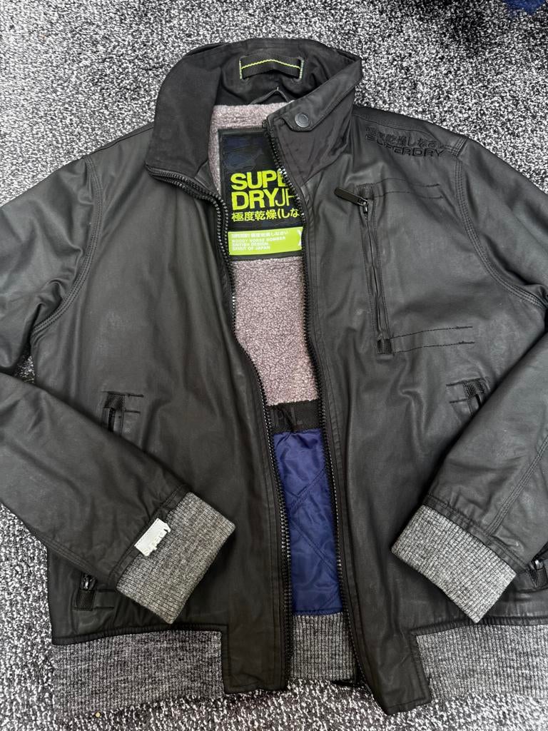 Superdry winterjas heren XXL zwart, Ophalen of Verzenden, Gedragen, Maat 56/58 (XL), Zwart