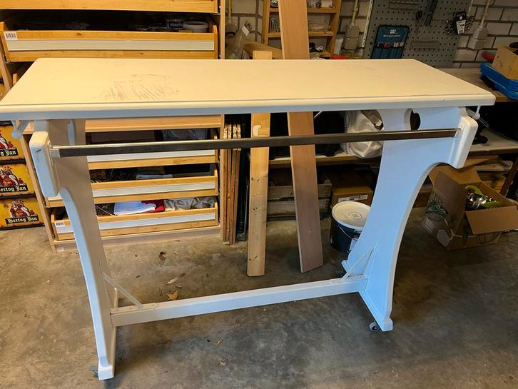 Wit kledingrek, Kleding | Dames, Kledingrekken, Gebruikt, Met wielen, Ophalen